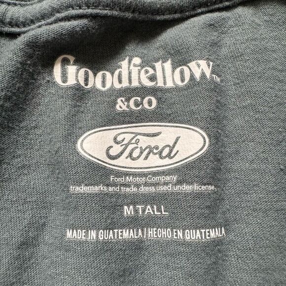 Goodfellow x Ford Short Sleeve T-Shirt Size M Tall Cotton Blend Vintage Style - Picture 7 of 11